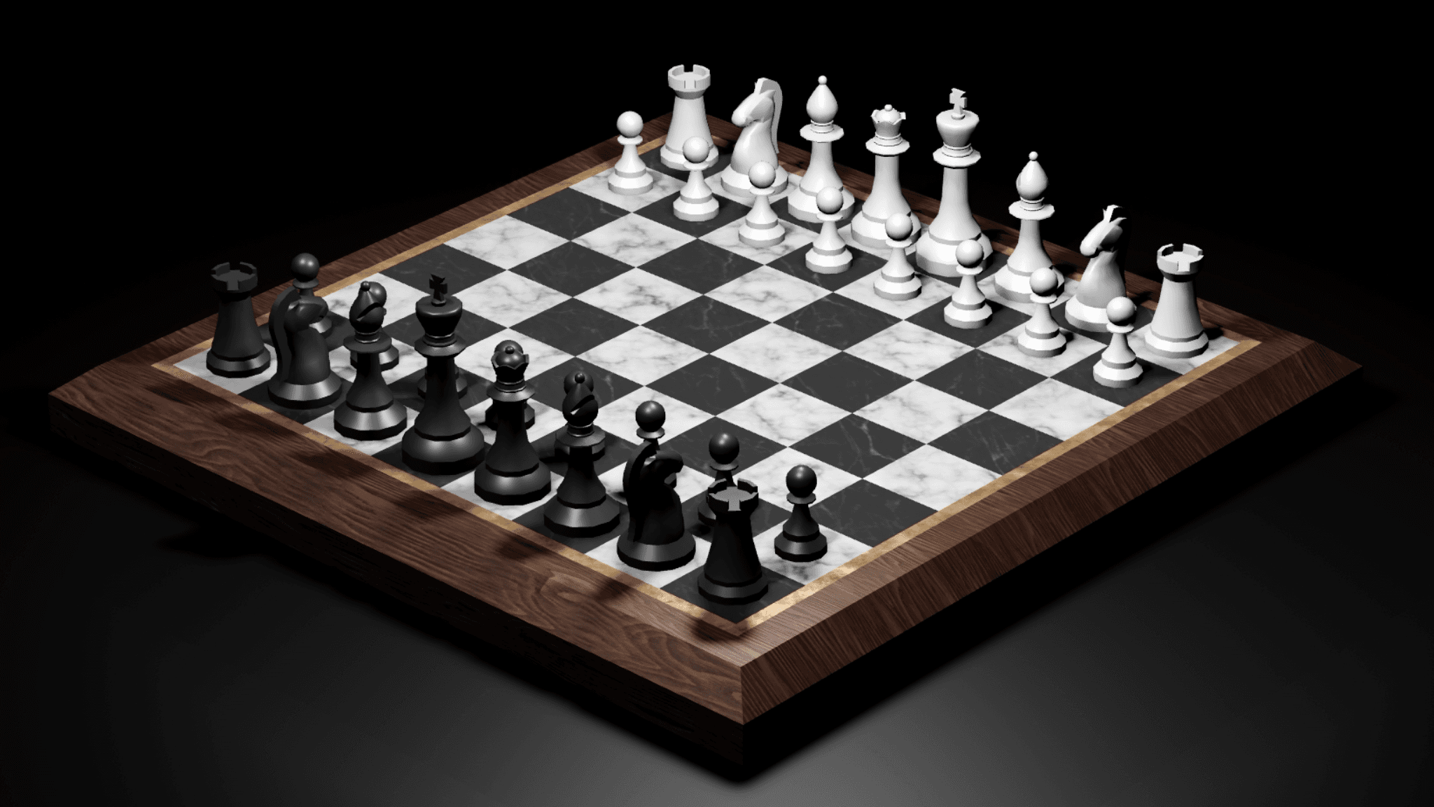 Low Poly Chess Set ♟️ — image 1